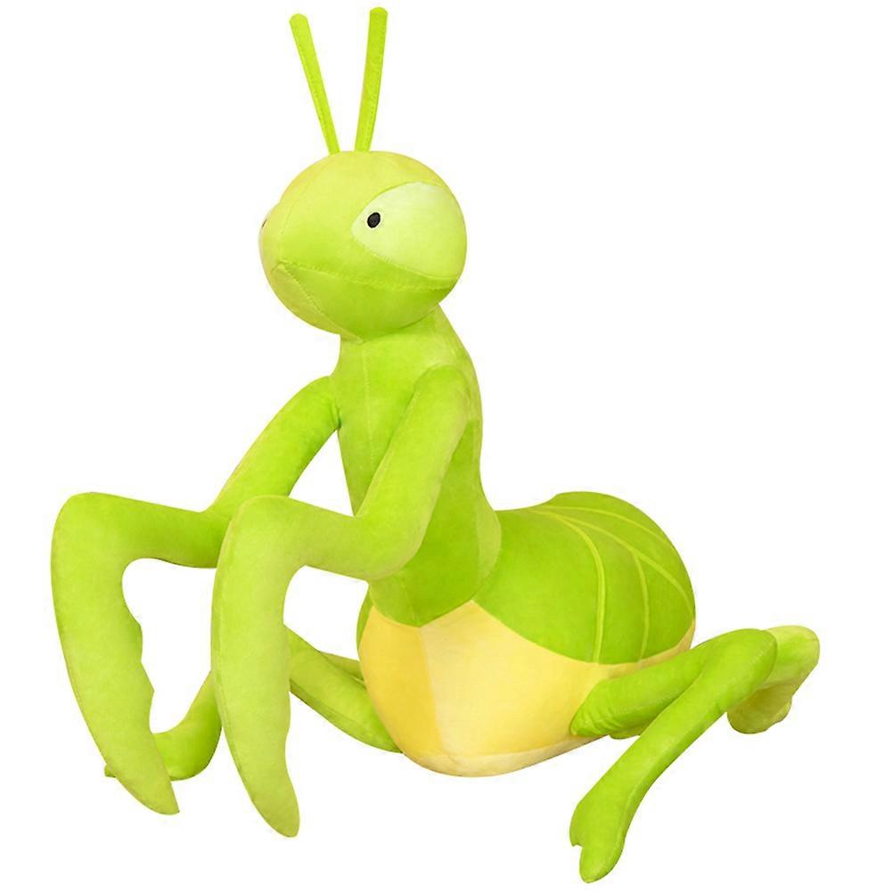 Stuffed Animal Toy Simulation Mantis for Family and Friends Green Cloth and Pp Cotton Educational 1Pack