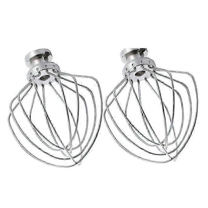Whisk Attachment Upgrade for Dishwashers: Real Stainless Steel Wire Whisk, 6-Wire, Tilt-Stand Mixer Compatible