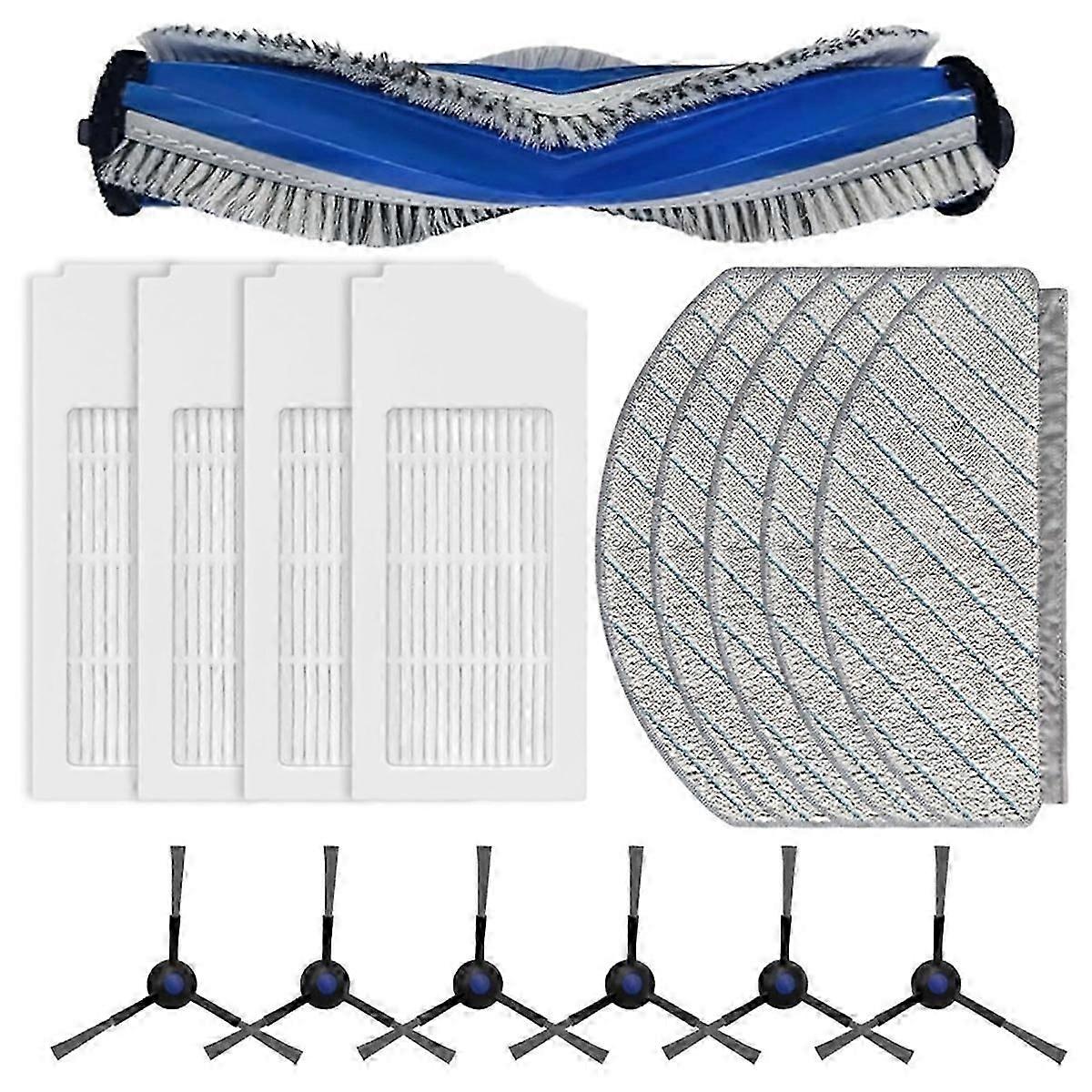 Suitable for ECOVACS DEEBOT N20 Series: Main Side Brush, HEPA Filter, Mop Cloth