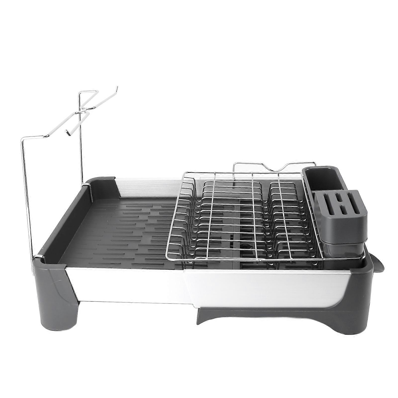 Μεγάλης χωρητικότητας αναδιπλούμενη θήκη πιάτων από ανοξείδωτο ατσάλι 32,5-50cm