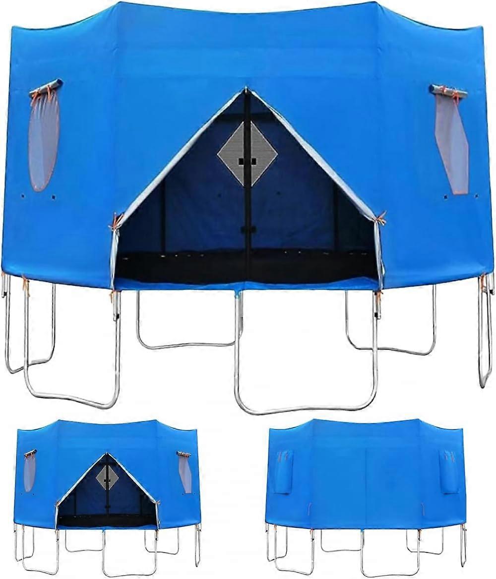 10FT Round Trampoline Cover for 6ft, 8ft, 10ft, 12ft Trampolines - Durable Trampoline Shade and Sun Protection