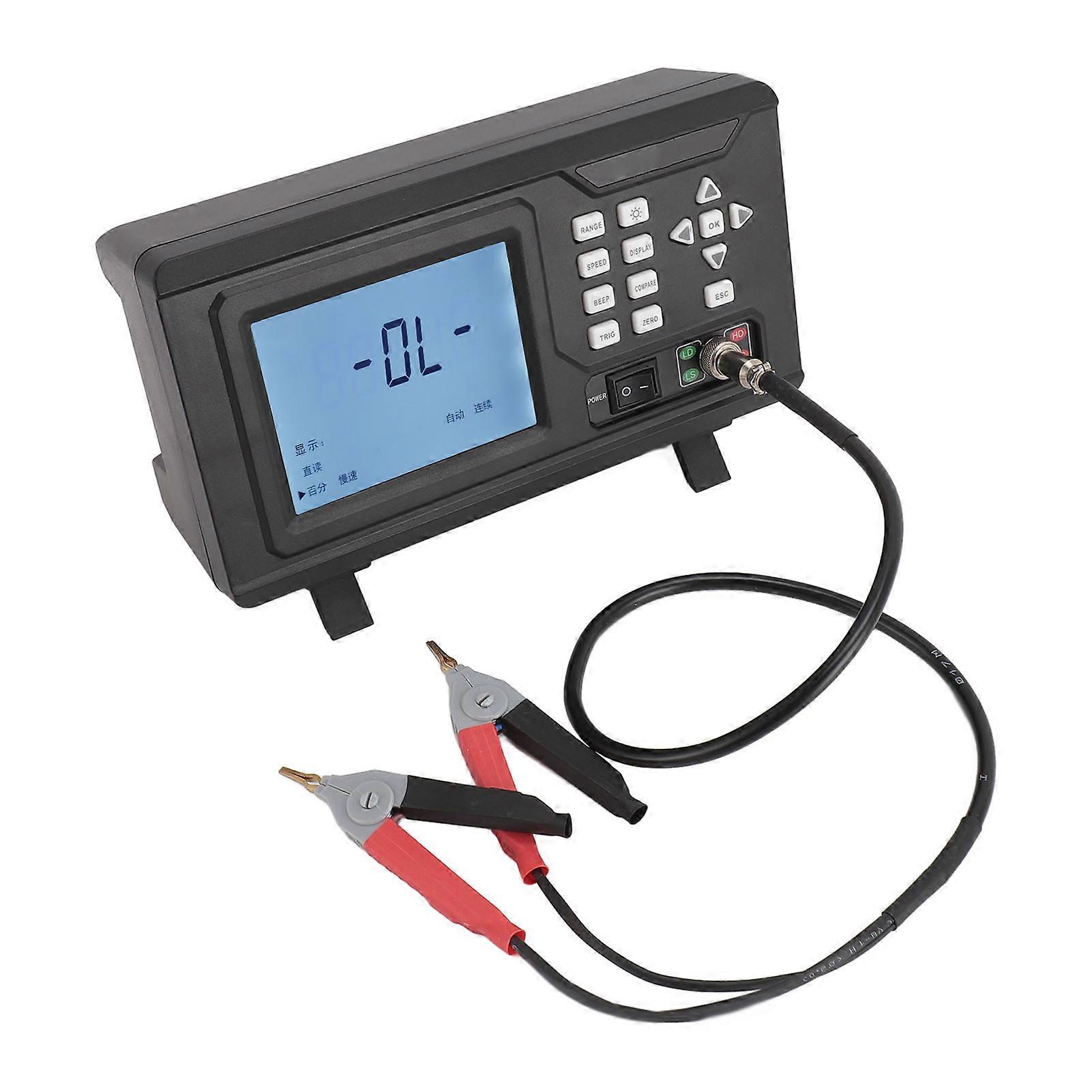 ET513 Resistance Tester 10μΩ-2MΩ LCD Portable Low Ohm Meter