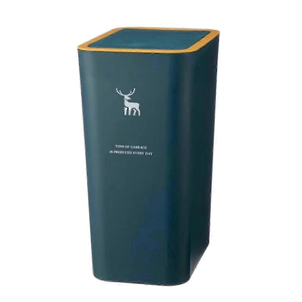 Garbage Basket Push Type Narrow Design Wide Opening