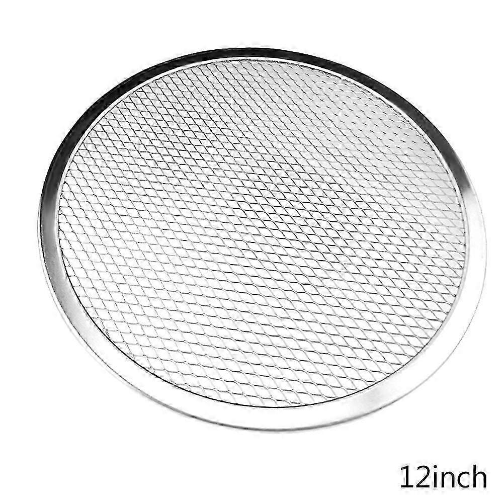 Pizzaskärm Aluminiumlegering Non Stick Mesh Pan Bakeware