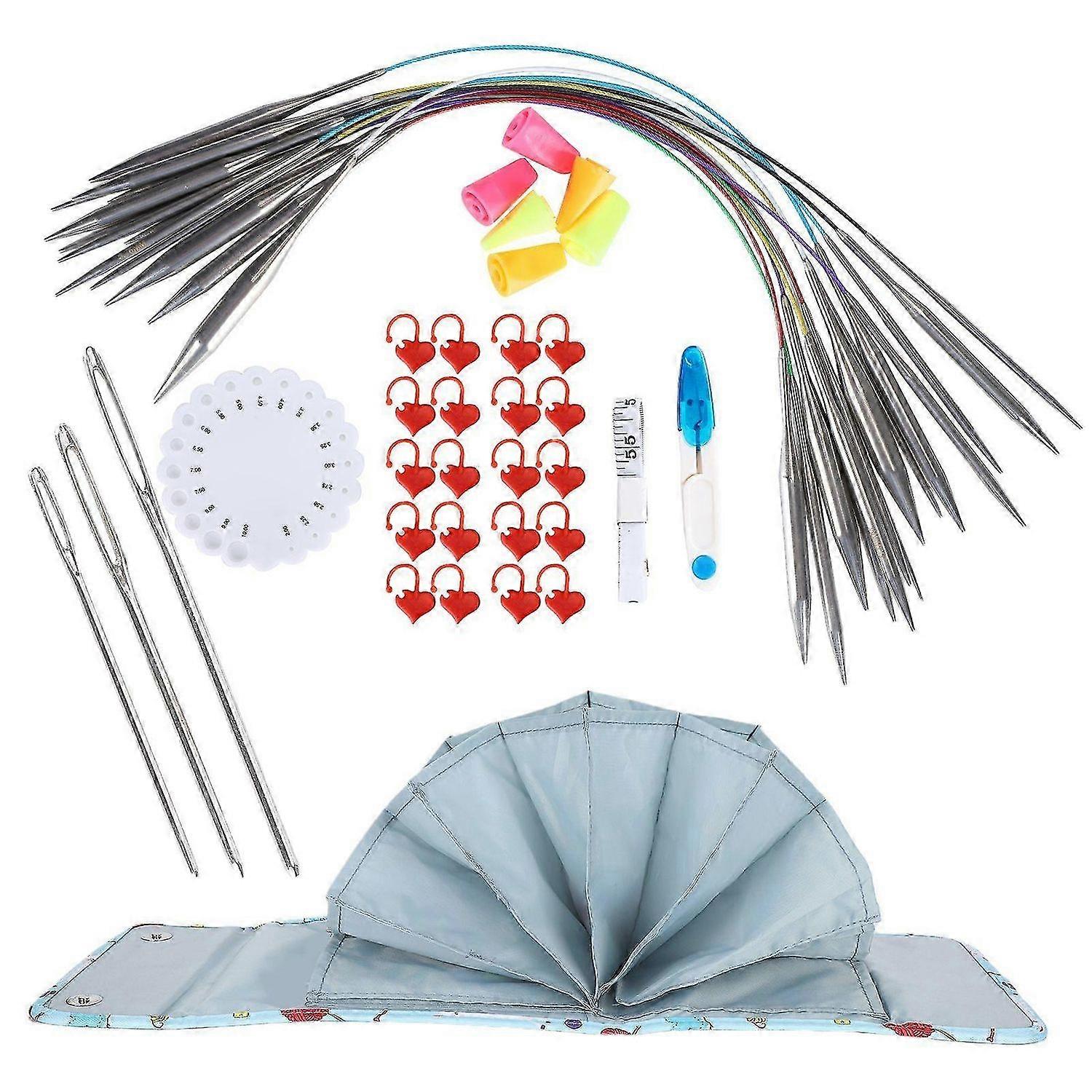 2025 Latest Model Circular Knitting Needle Set Crochet Hook Knit Picks