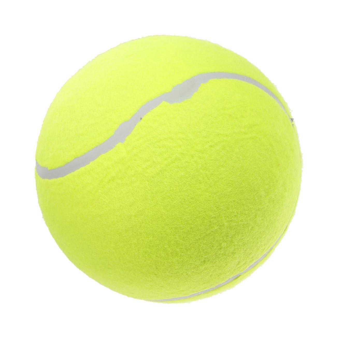 Inflatable Giant Tennis Ball Durable Large Pet Chew Toy Safe Material Interactive Play Ball Size Large