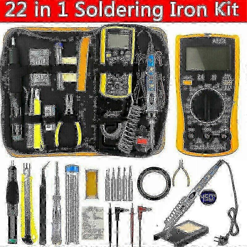 2025 Soldering Iron Kit 80w Flux Paste Solder Gun Station Adjustable Temp Welding Set