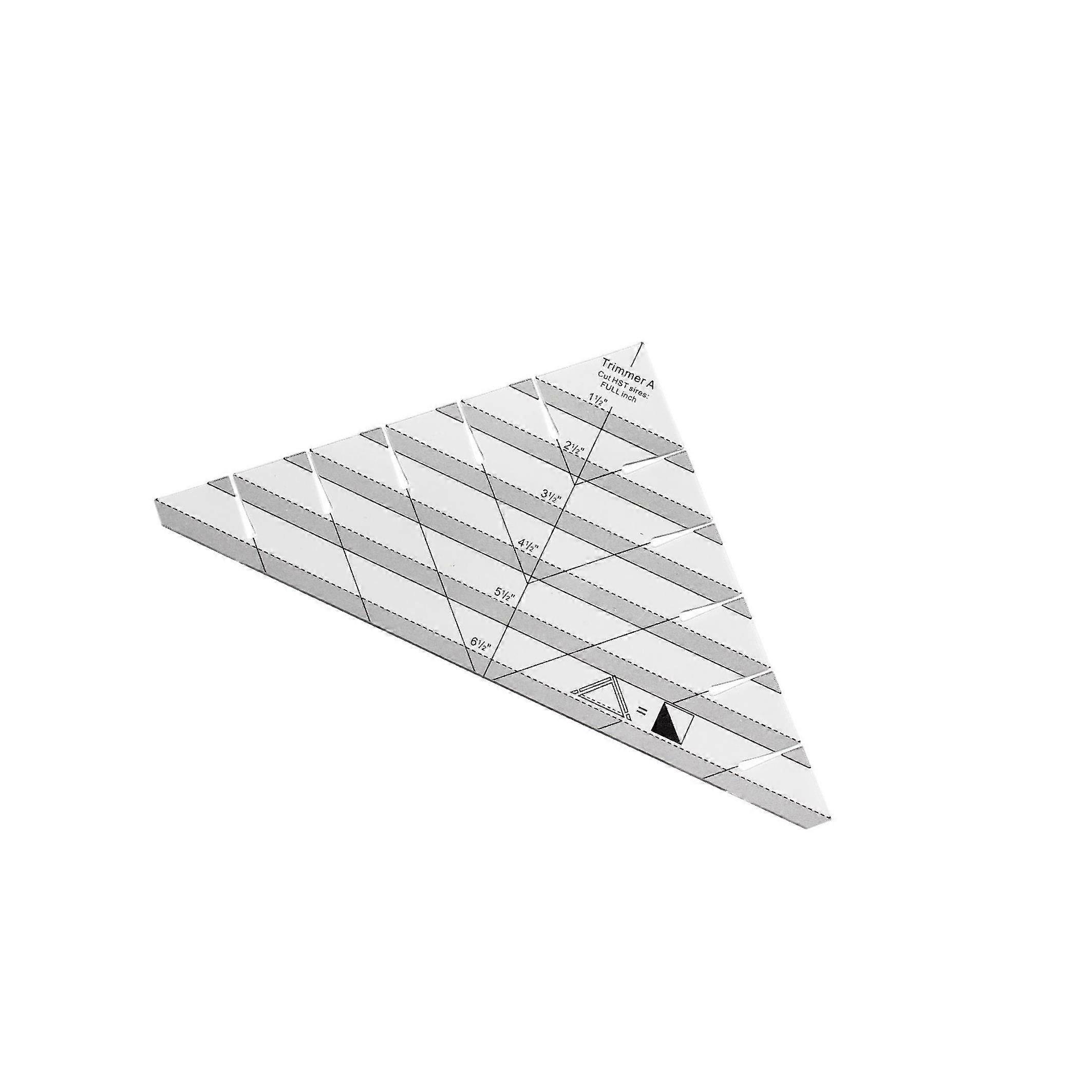 Acrylic Cloth Ruler for Patchwork DIY Sewing Cutting Triangle Quilt Ruler