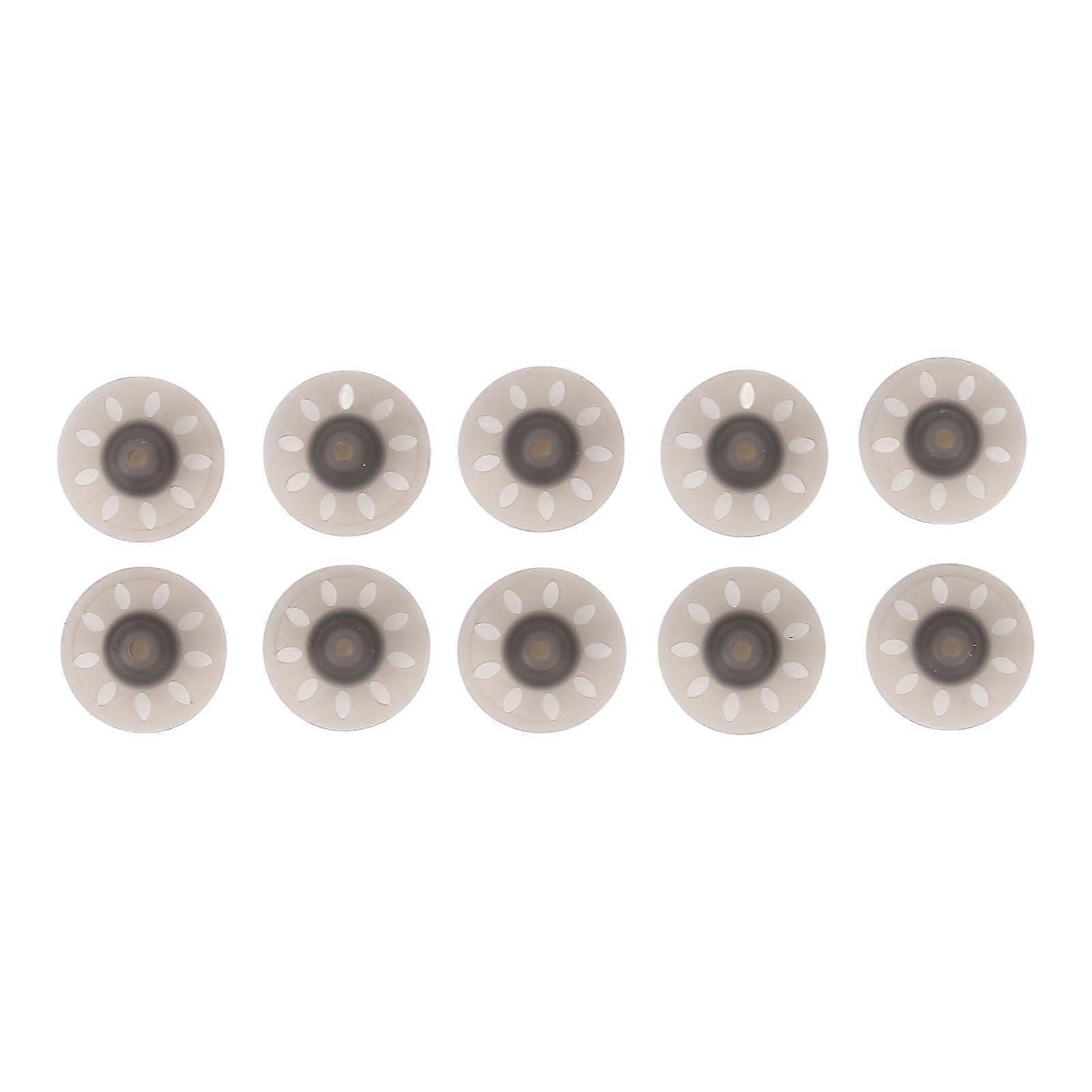 10pcs Hearing Device Domes Sound Amplifier Small Open Black Ear Tips Accessories for Phonak 10mm