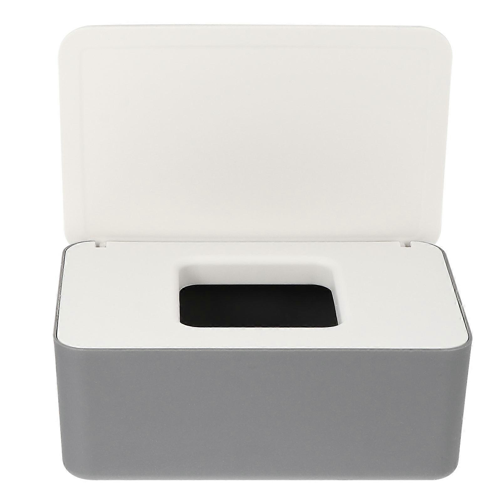 Wet Tissue Box for Storage Plastic Organizer Box with Lid