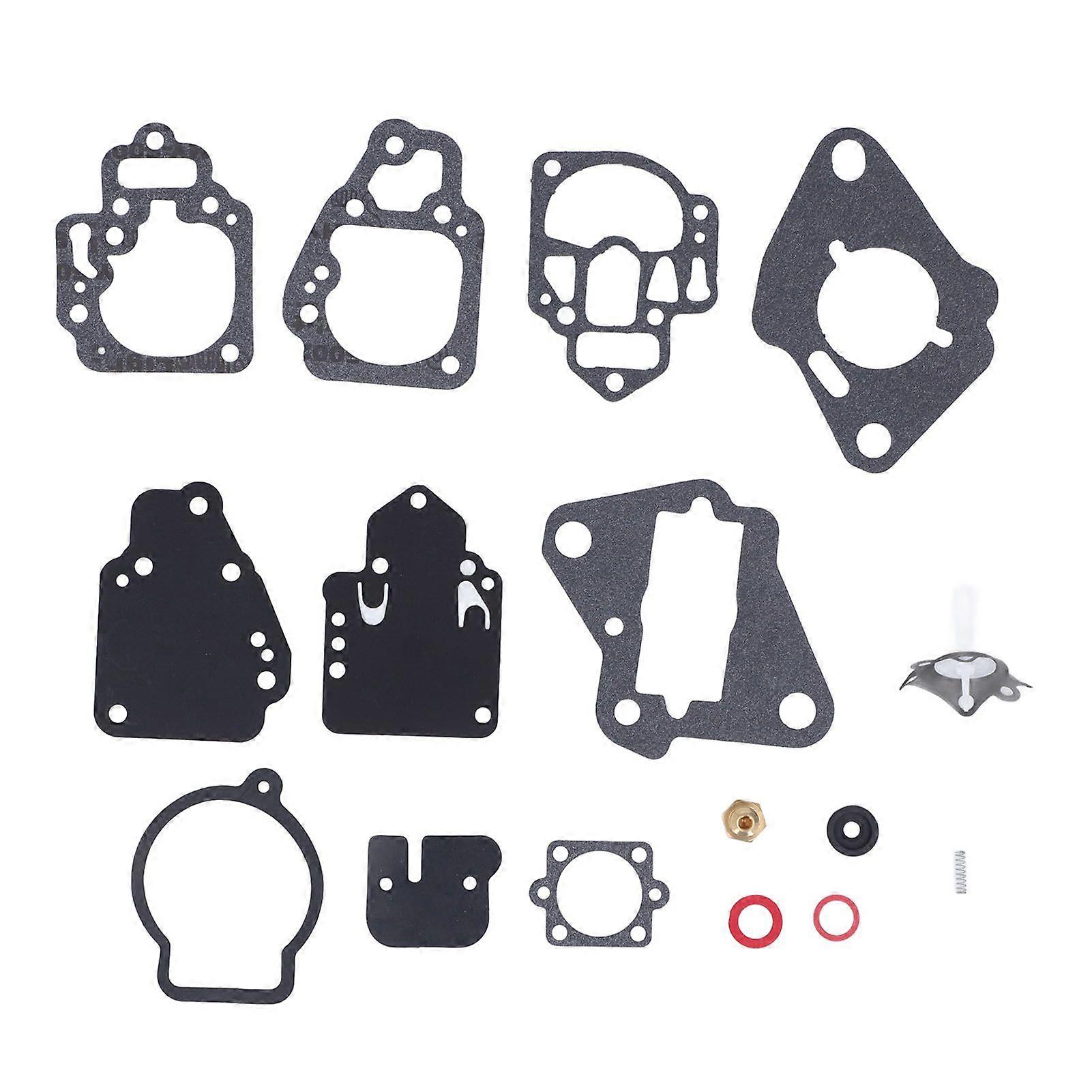 Carburetor Repair Kit Solid Carb Rebuild Set Replacement for Mariner 6 8 9.9 10 15 20 25 HP