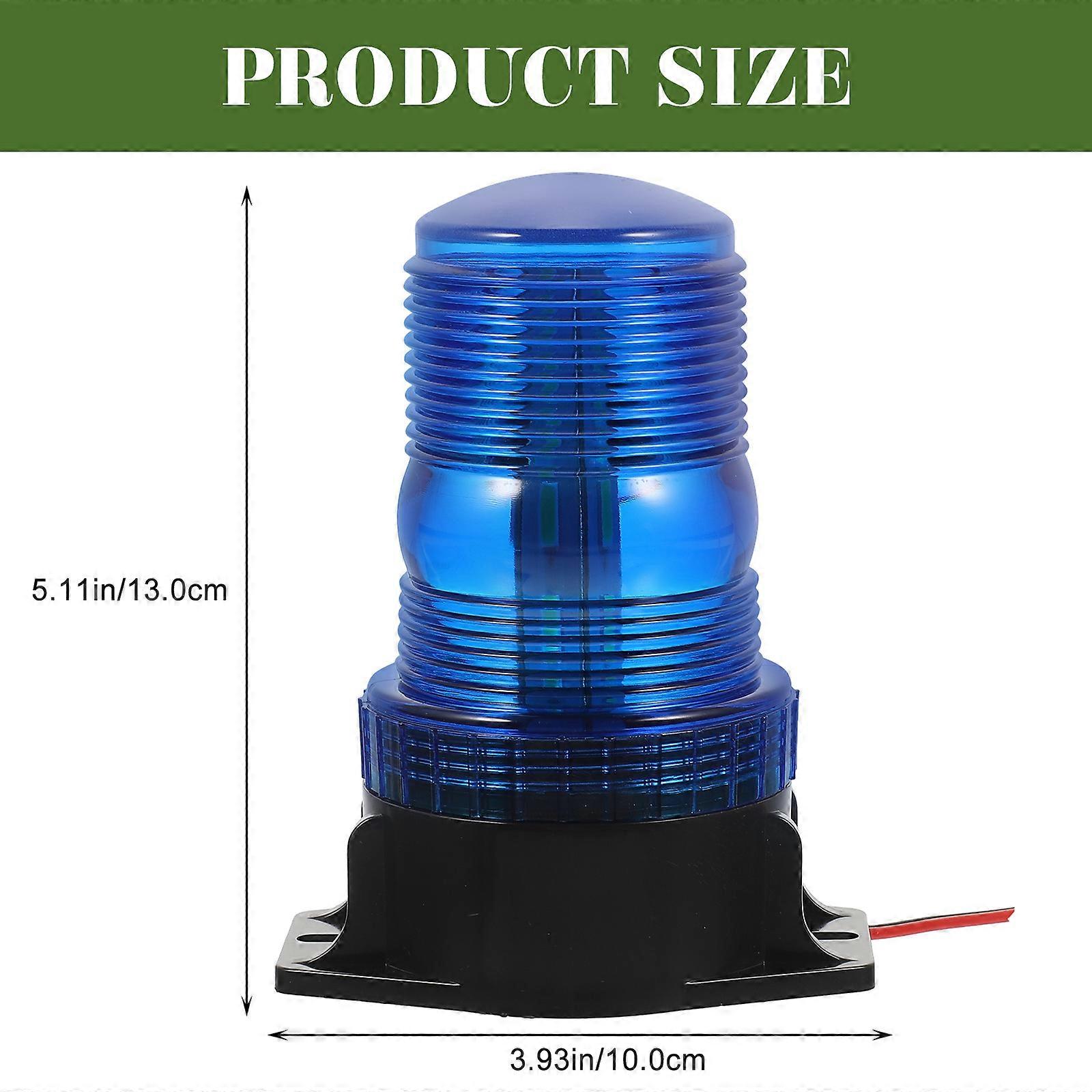 Blue Strobe Lights Vehicle Strobe Light for Warning Use Durable Pc Metal