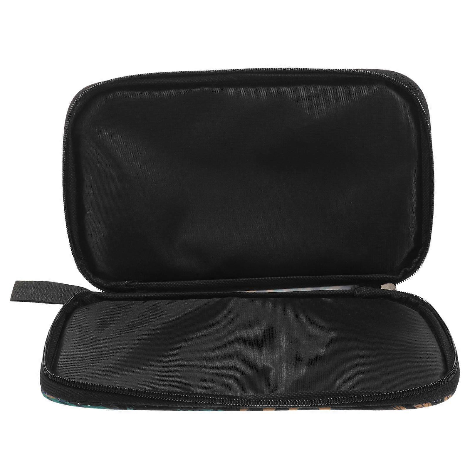 Table Tennis Paddle Case Blue Storage Bag for Oxford Material