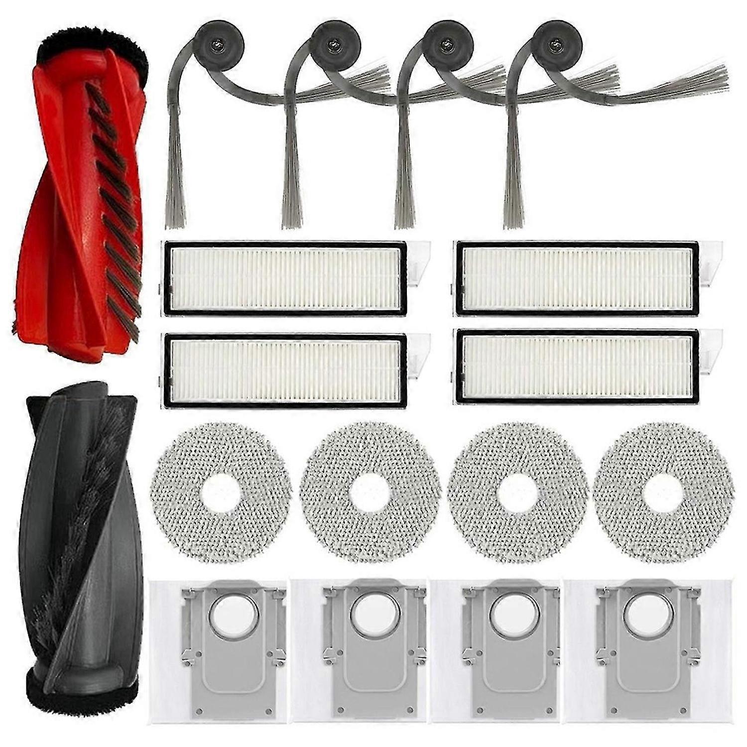 Replacement Parts Accessories Kit for Qrevo Curv Robot Vacuum Main Side Brush Hepa Filter Mop Cloth