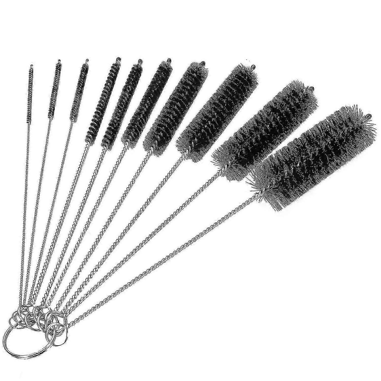 10kpl Pullonpuhdistusharjat 8 tuuman nailonputkiharjasarja