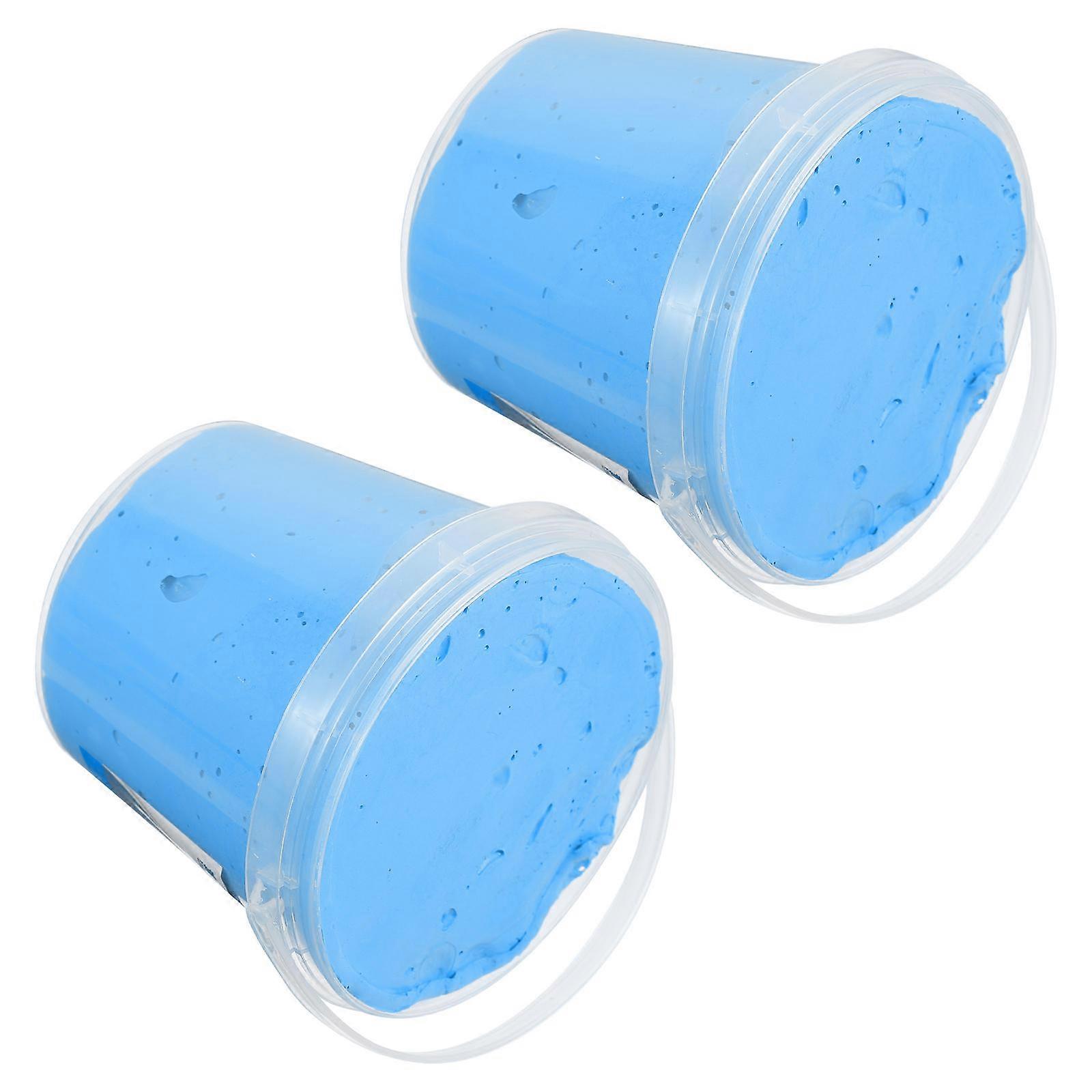 Plasticine Clay Cartoon Ultra Light Clay for Kids Use 2Pcs Bright Blue