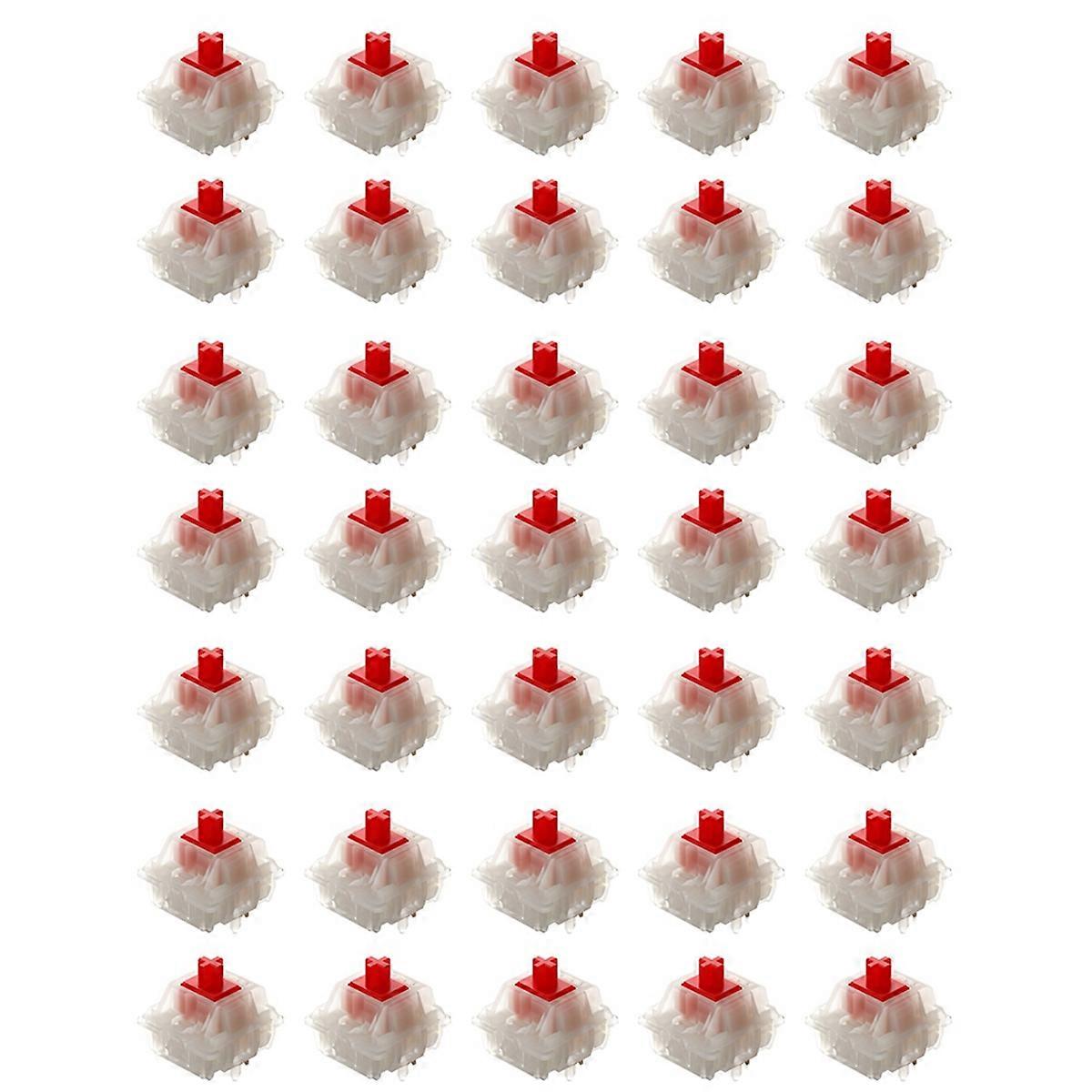  G Red Pro Switch for Mechanical Keyboard Pre Lubed,35Pcs