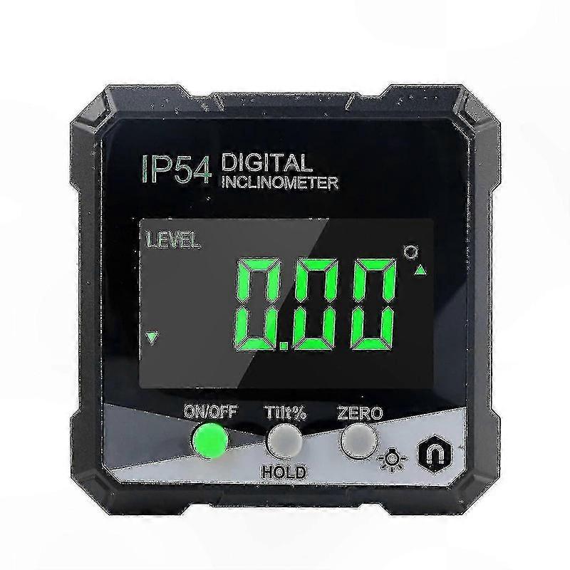 Electronic Angle Measuring Tool, LCD Display Protractor with Magnetic Base, Digital Inclinometer for Accurate Readings