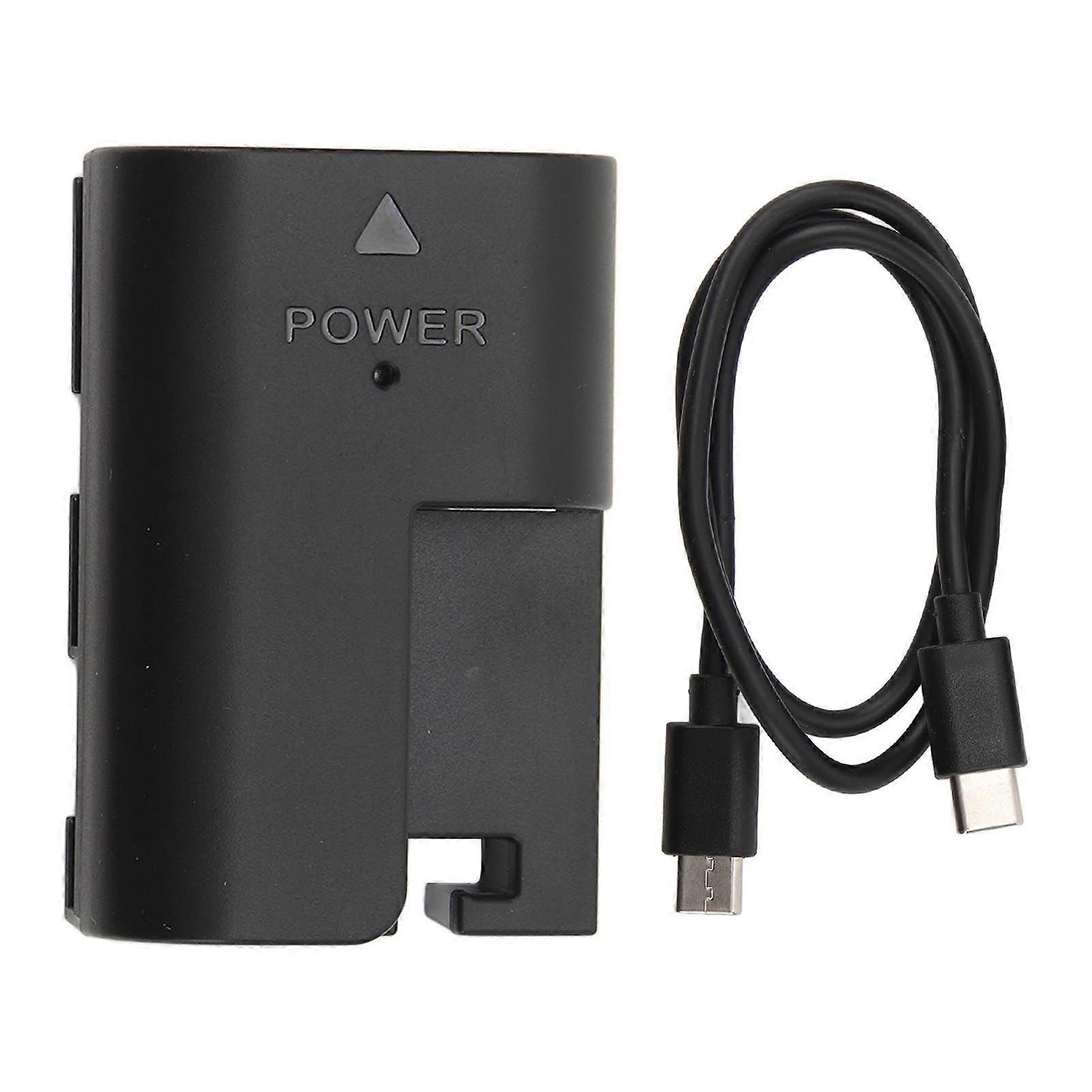 LP E6 Full Decoded Dummy Battery DC Coupler Type C Dummy Battery for 5D Mark IV 5D Mark IlI Digital Cameras