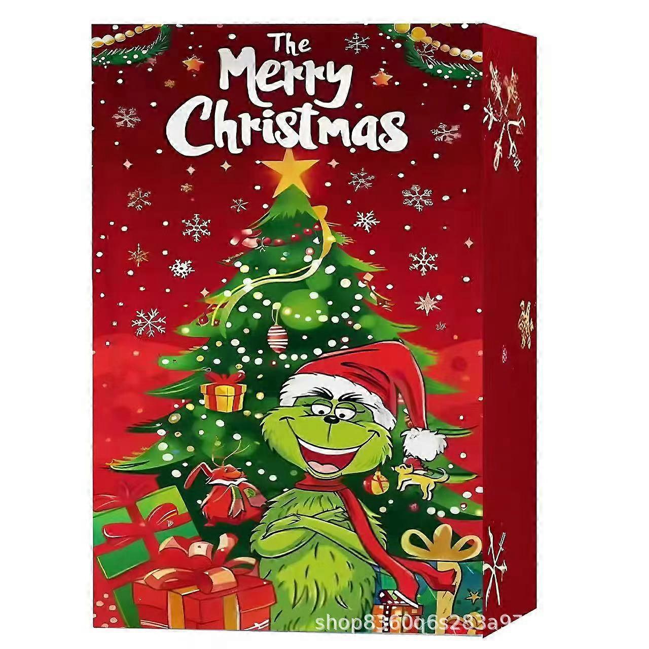 New Grinch Christmas Advent Calendar Box – Grinch 24 Pcs Countdown Calendar Blind Box