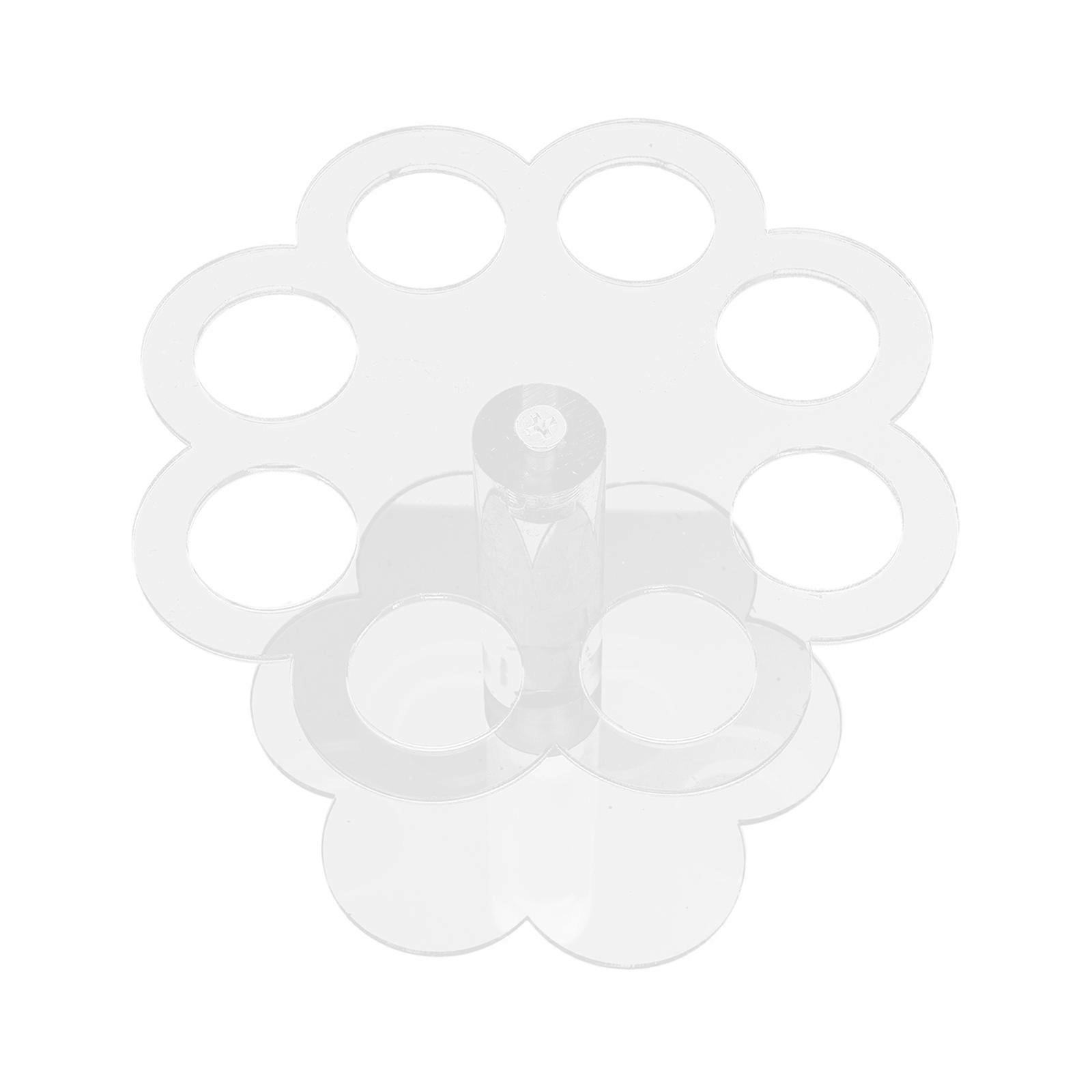 8 Holes Ice Cream Holder 5Pcs Transparent Design Suitable For Graduation Evening Parties And Food Storage With A Height Of 10Cm