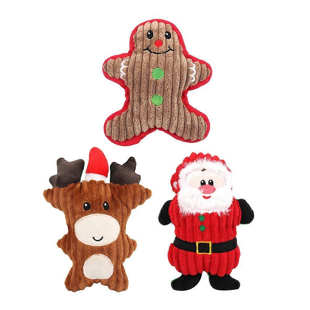 Pet Sound Toy Plush Sound Toys for Playing 6Pcs Dog Cat Chew Toys Set