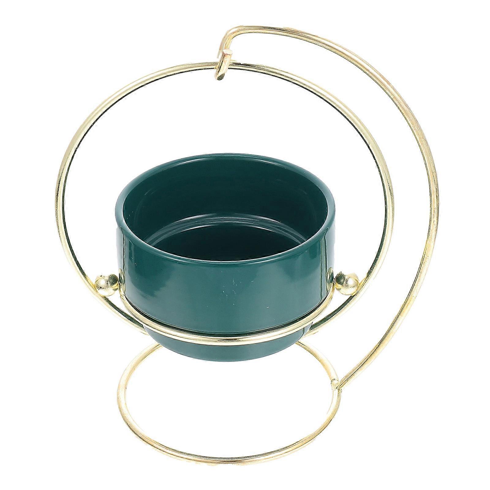 Iron Rack Planting Container For Balcony Decoration 15.7X12.5CM Space-saving Feature 2Set