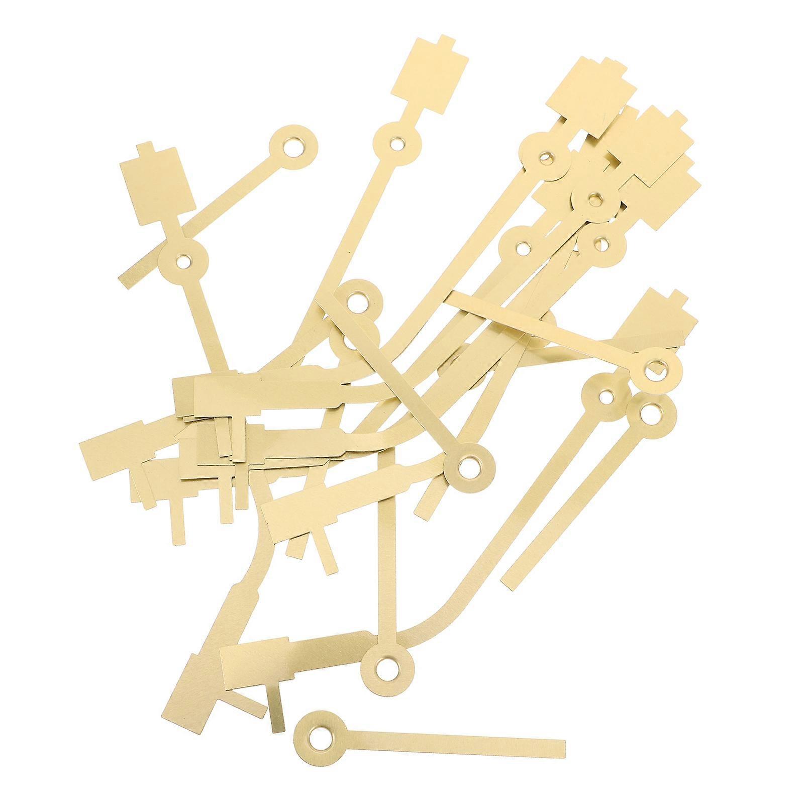 Versatile Clock Repair Tool Clock Hands 30 Sets Suitable For DIY Vinyl Record Clocks Golden Color