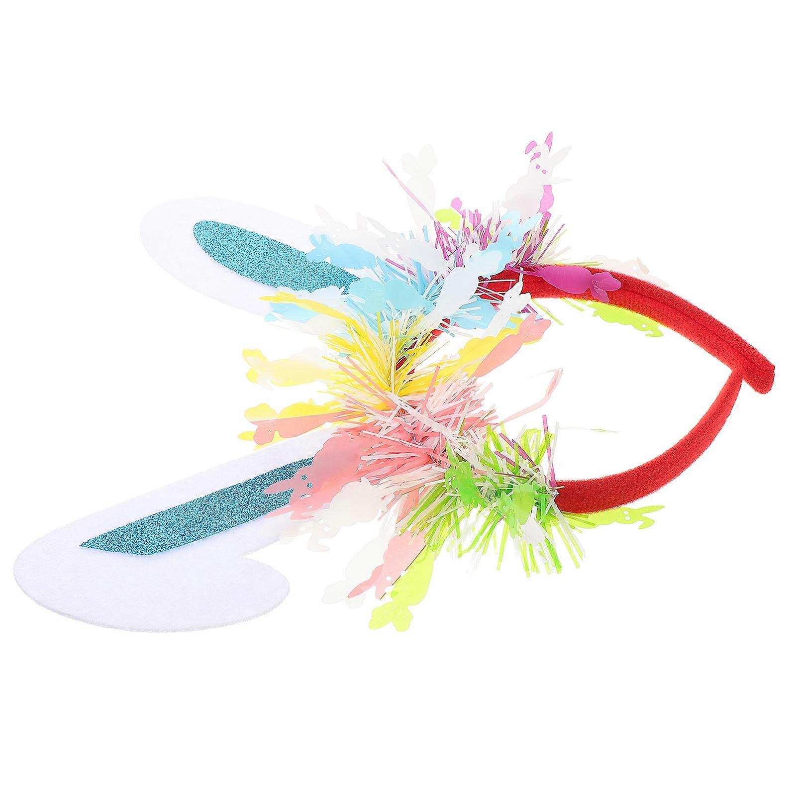 Rabbit Ears Headband Lightweight for 5Pcs Colorful Easter Party Prop