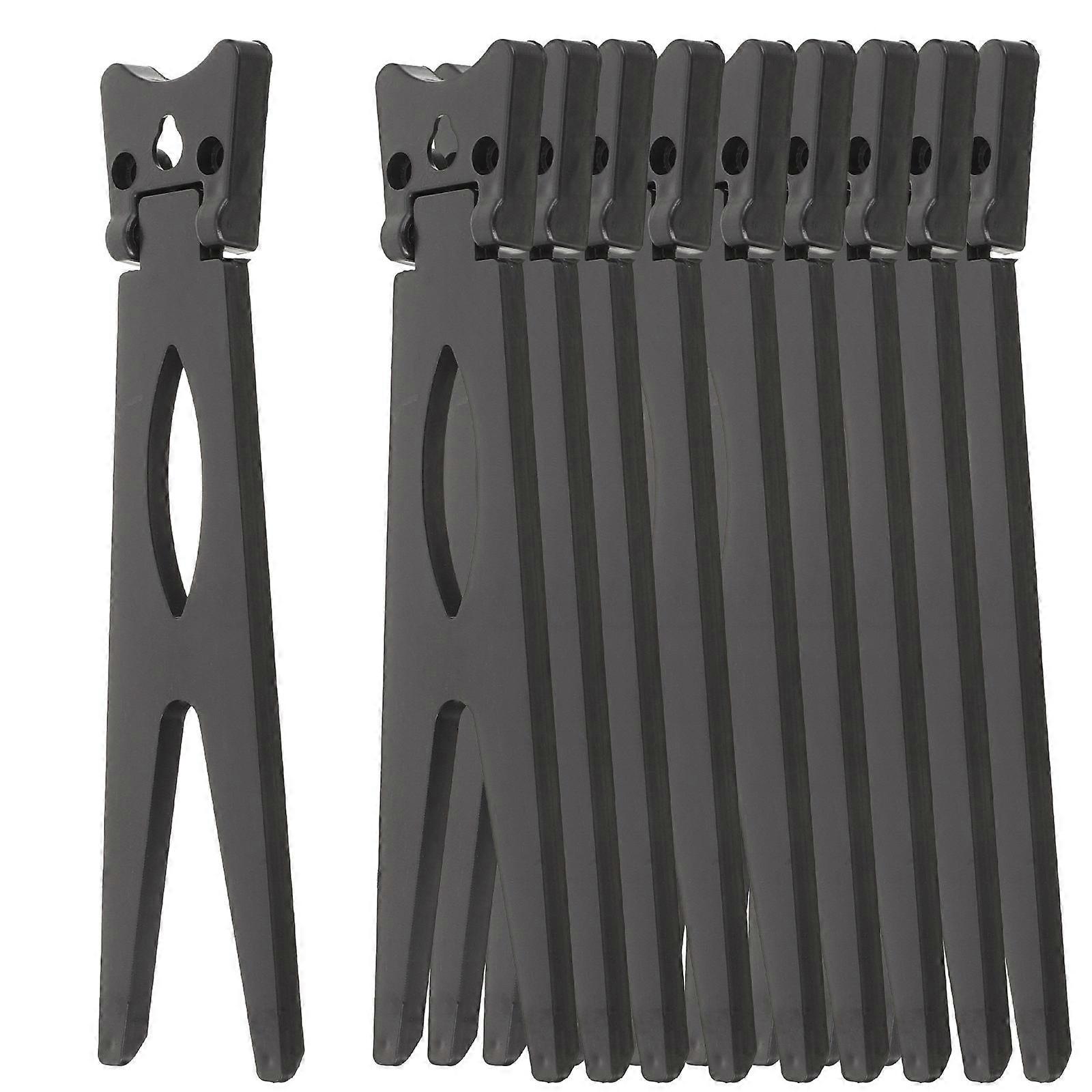 Picture Frame Back Stands 50 Pcs Rectangular Shape Designed For Home Office Studio Use 5.3X1.6X5.9In Black Multi-Purpose Support