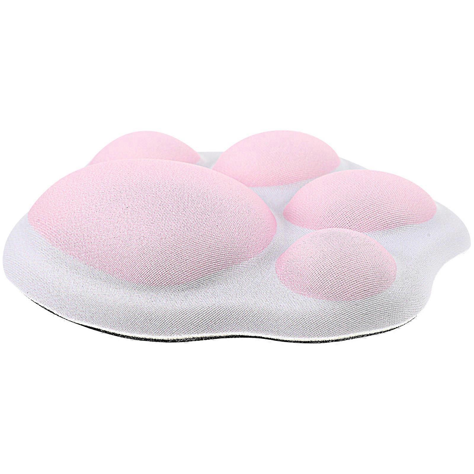 Adorable Cat Paw Mouse Wrist Rest for Office 4Pcs Silicone Cushion Pads