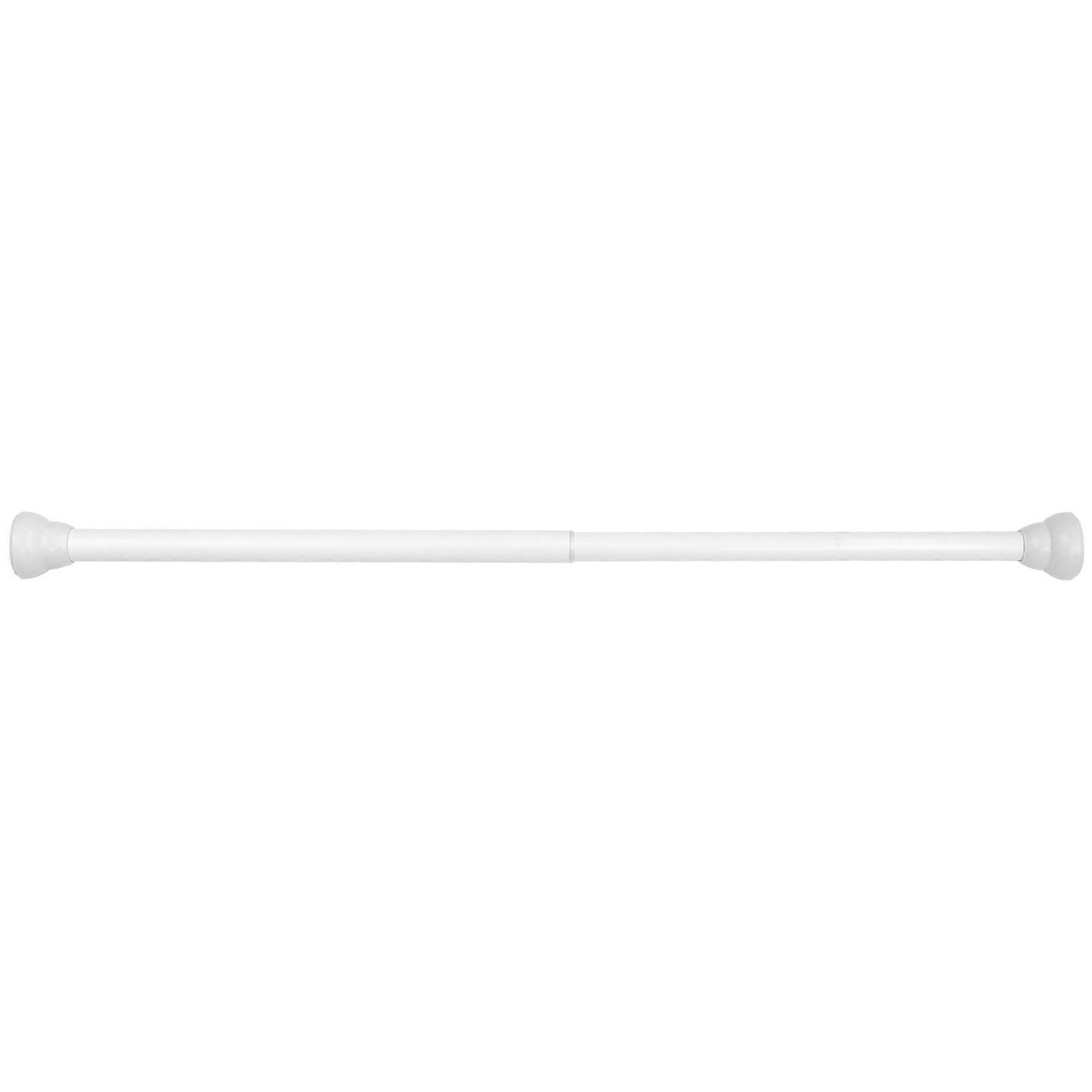 Shower Curtain Rod 2Pcs Designed For Wall Protection And Versatile Usage In Bathrooms And Closets Featuring Telescopic Shape With Simple Style