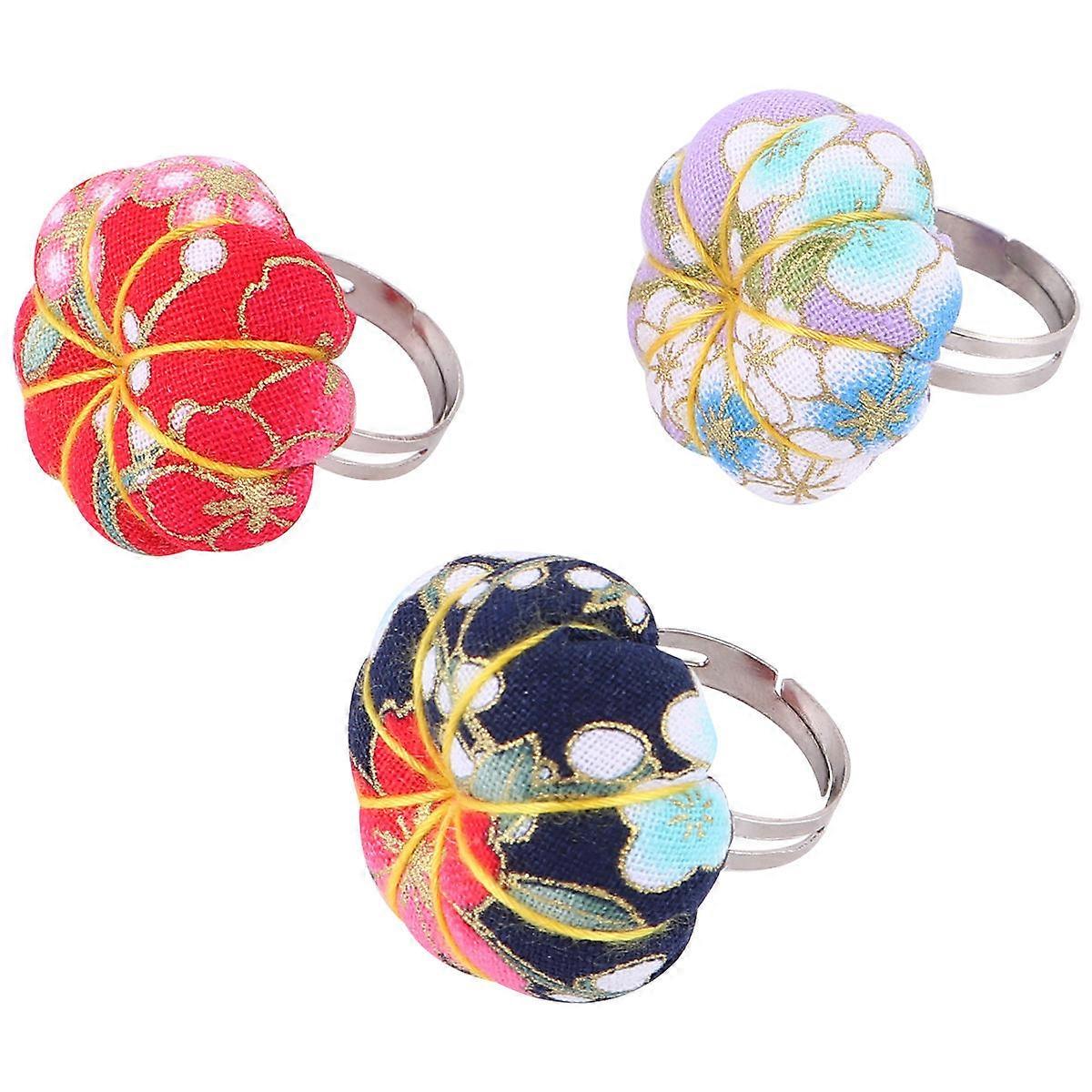 Pin Holder Ring Design Creative Sewing Tools for Storage 6Pcs Random Color