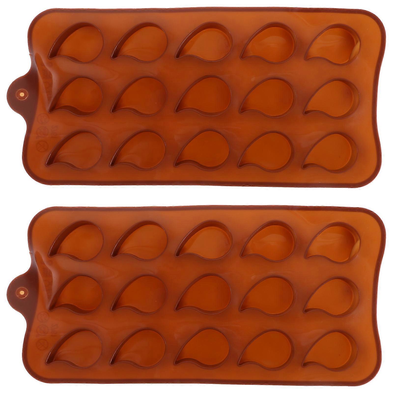 Chocolate Making Kit 4Pcs Non-stick Food-grade Silicone Multi-grid Cookie Mold Family Activities Easy To Clean