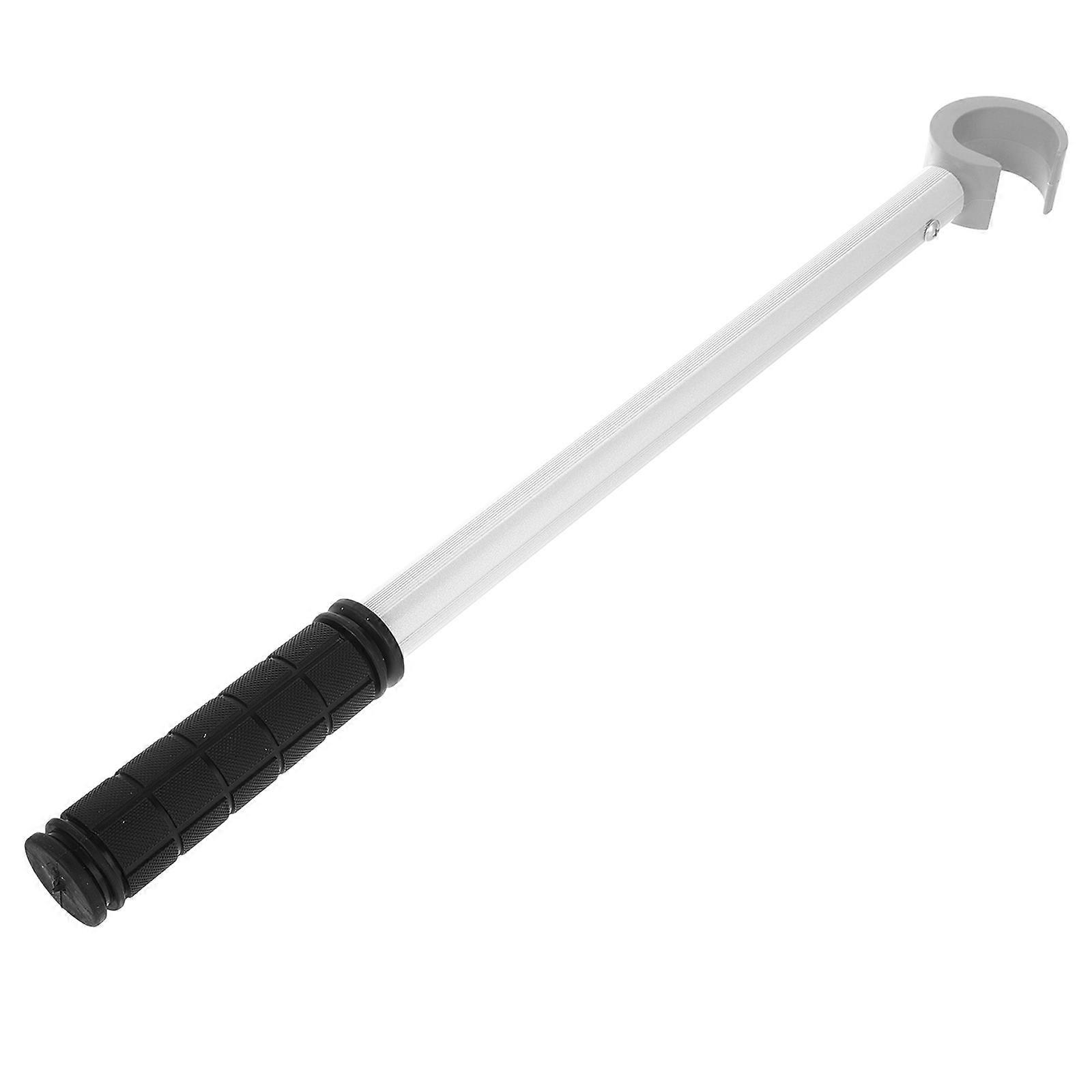 Silver Push Pull Blind Rod for Window Blinds Replacement 2Pcs Curtain Accessory