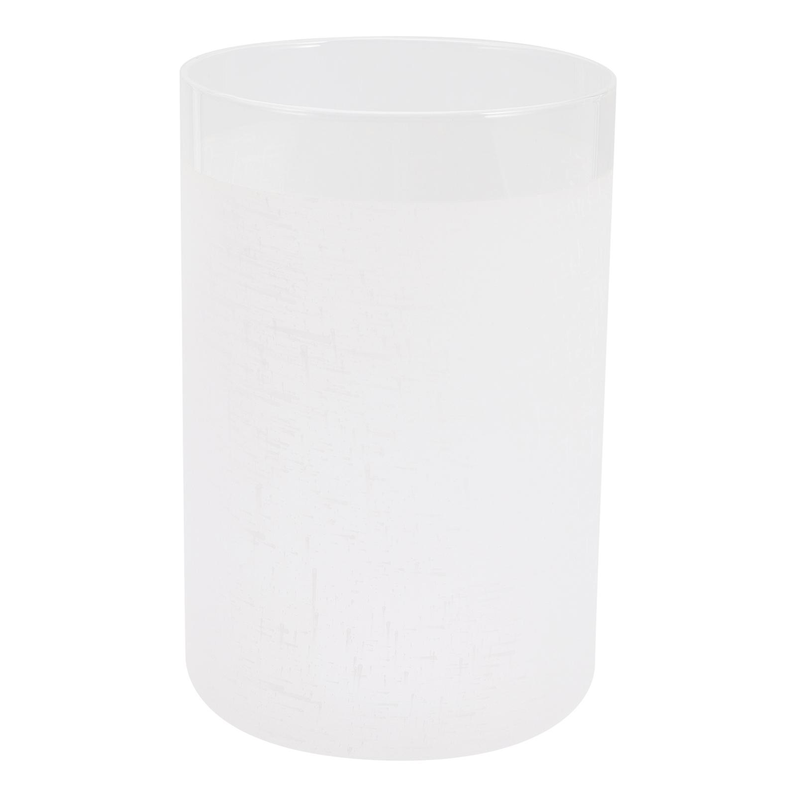 Transparent Cylinder Glass Shade Cover for Ceiling Light 3Pcs Set