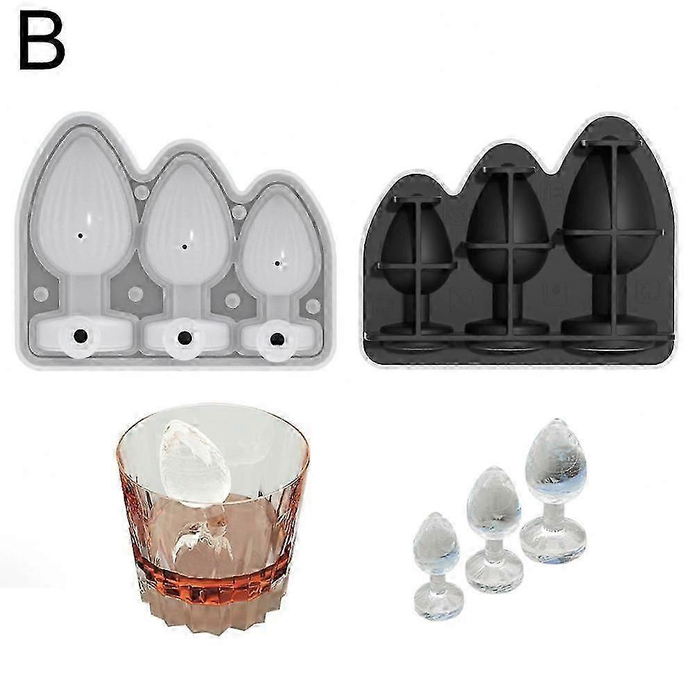 Ice Cube Mold Tray Novelty, Homemade Silicone Ice Cube Tray Ice Maker Ice Mold