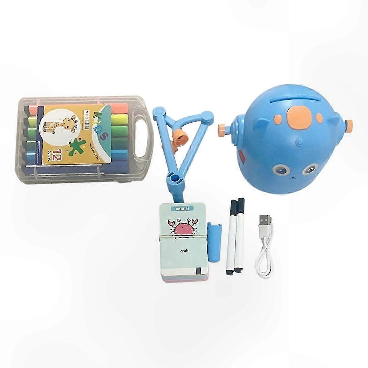 Creative Art Robot for Children, 100 Illustration Cards, Learning Playset