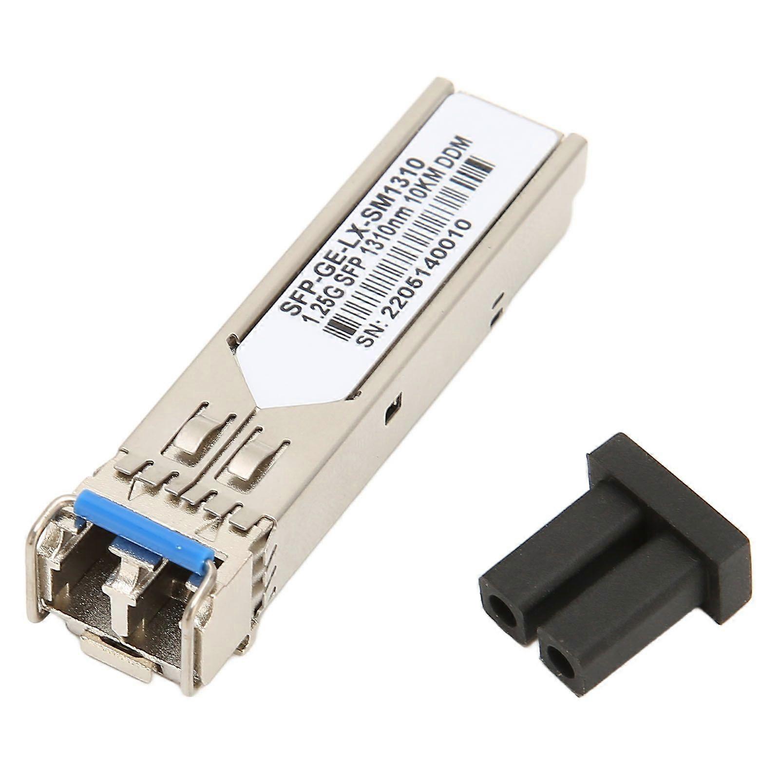1.25G SFP Transceiver LC 1310nm Dual Fiber Single Mode 10KM Transmission Distance Support DDM for Firewalls Servers