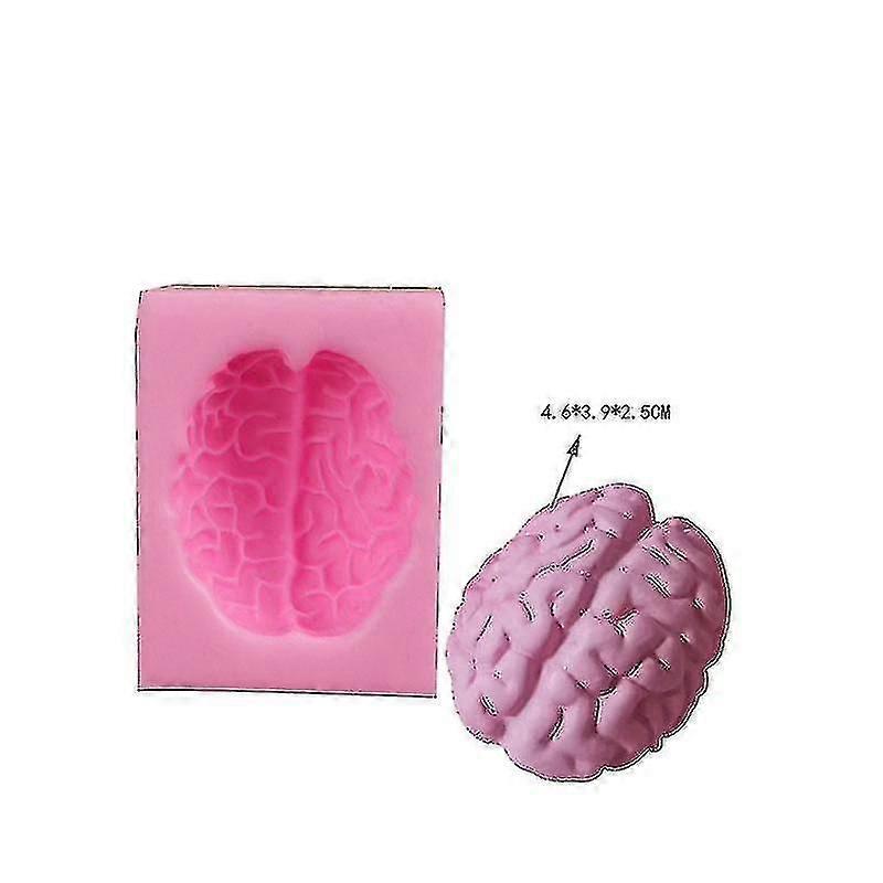 Diy Halloween Simulation Human Organ Silicone Molds 3d Heart And Brain Fondant Cake Mould Chocolate Biscuit Polymer
