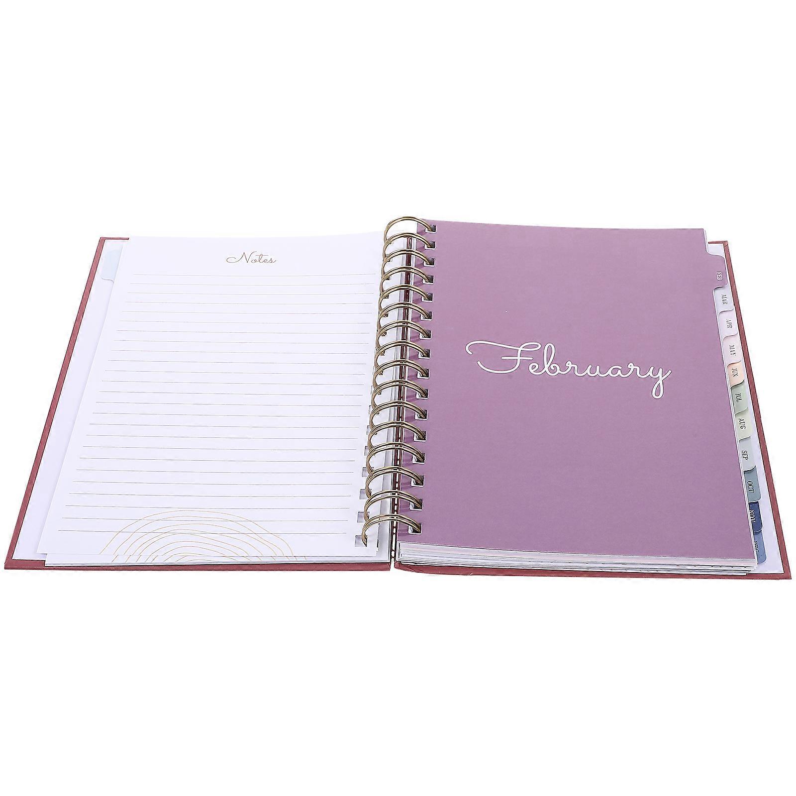 Monthly Planner Notebook for Writing 3Pcs Portable Schedule Recording Notepad