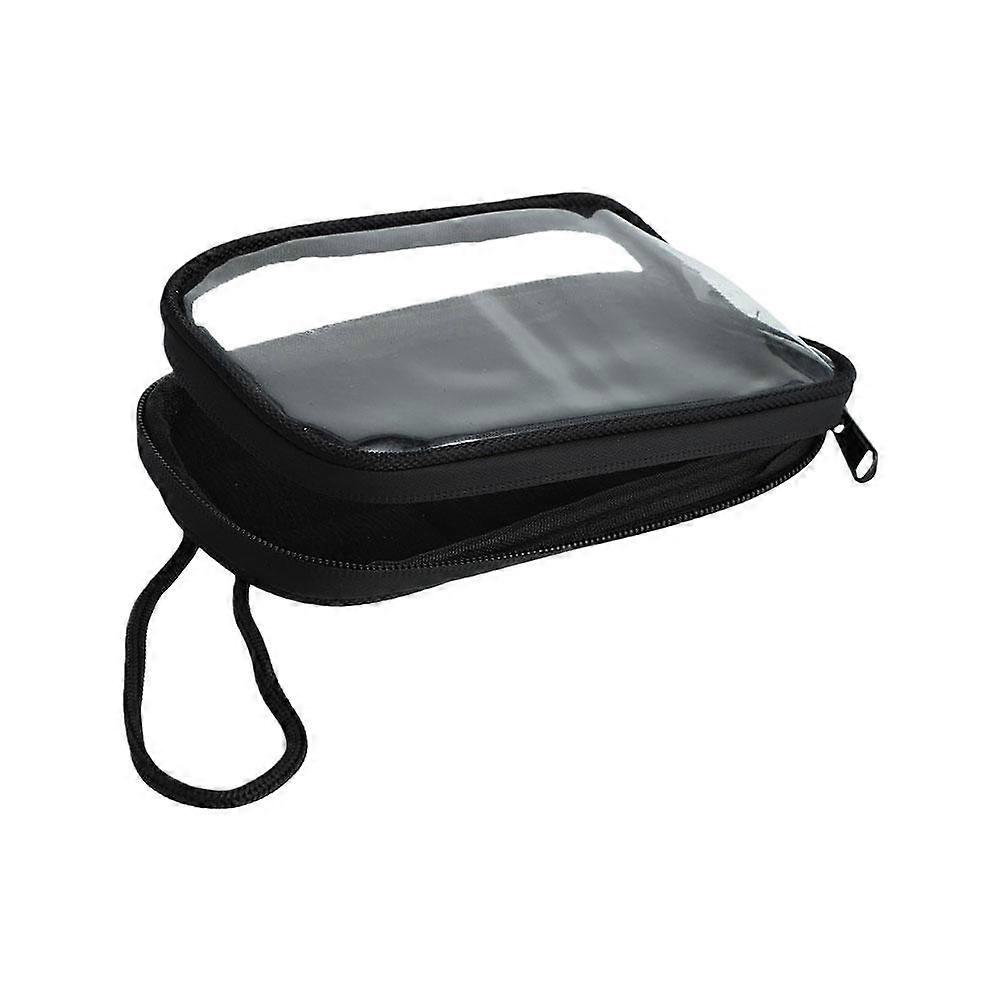 Motorcycle Phone Bag Waterproof with Strong Magnets Hand Strap GPS Navigation Holder for All Metal Gas Tanks