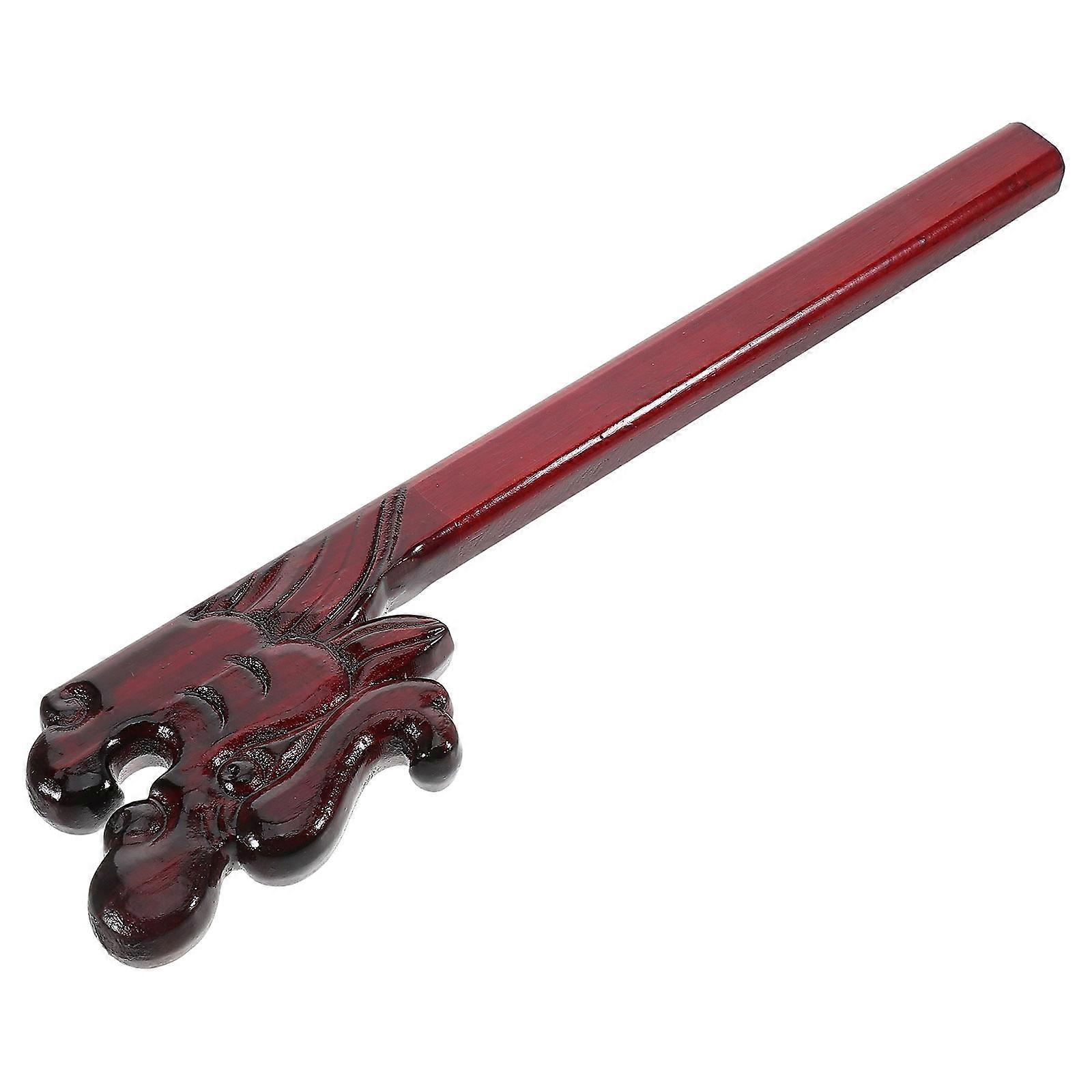 Handheld Lantern Stick Wood Craft Accessories for New Year 4Pcs