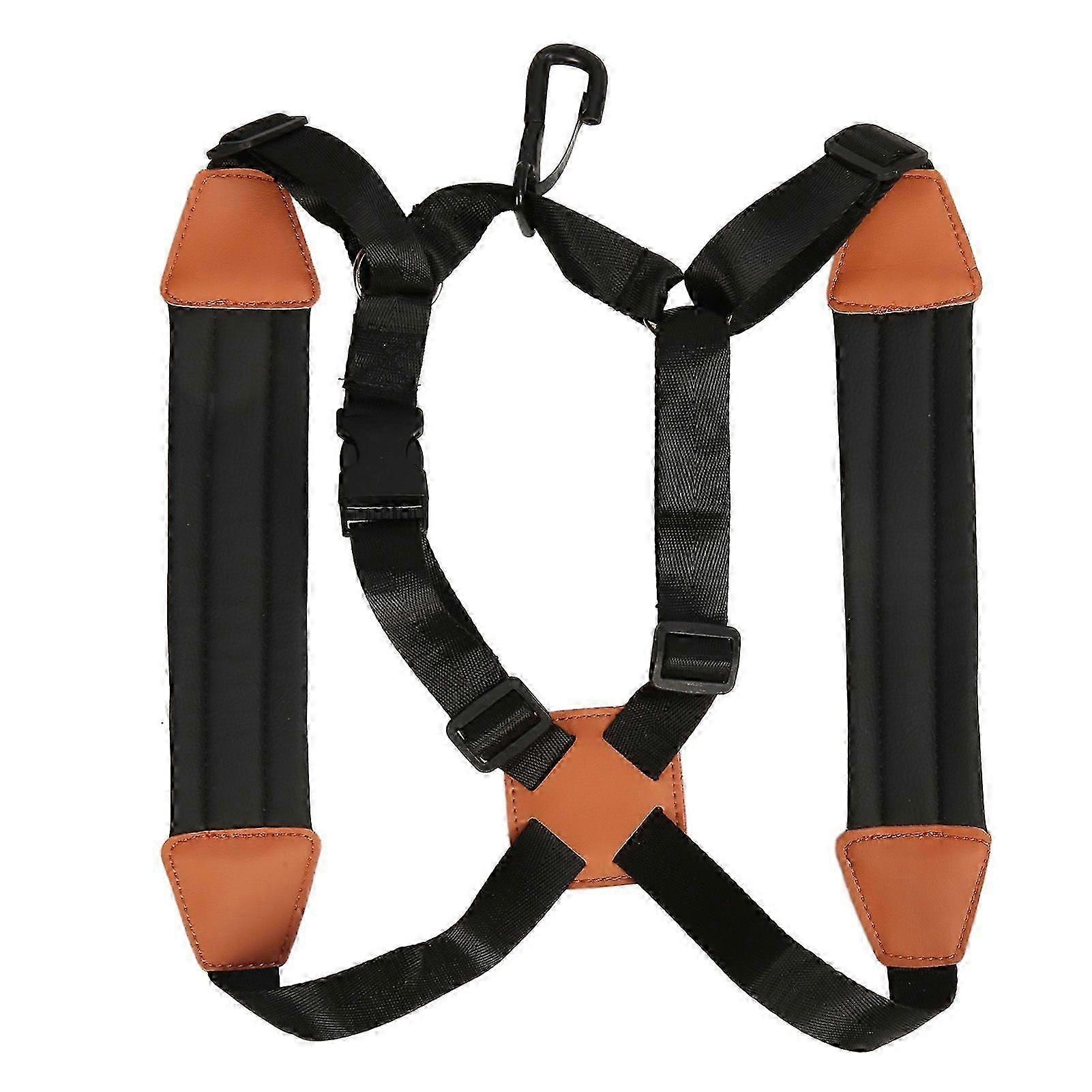 Saksofonsele stropp tykkere avlaste nakketrykk justerbar saksofon skulderstropp halsstropp for baryton tenor alto