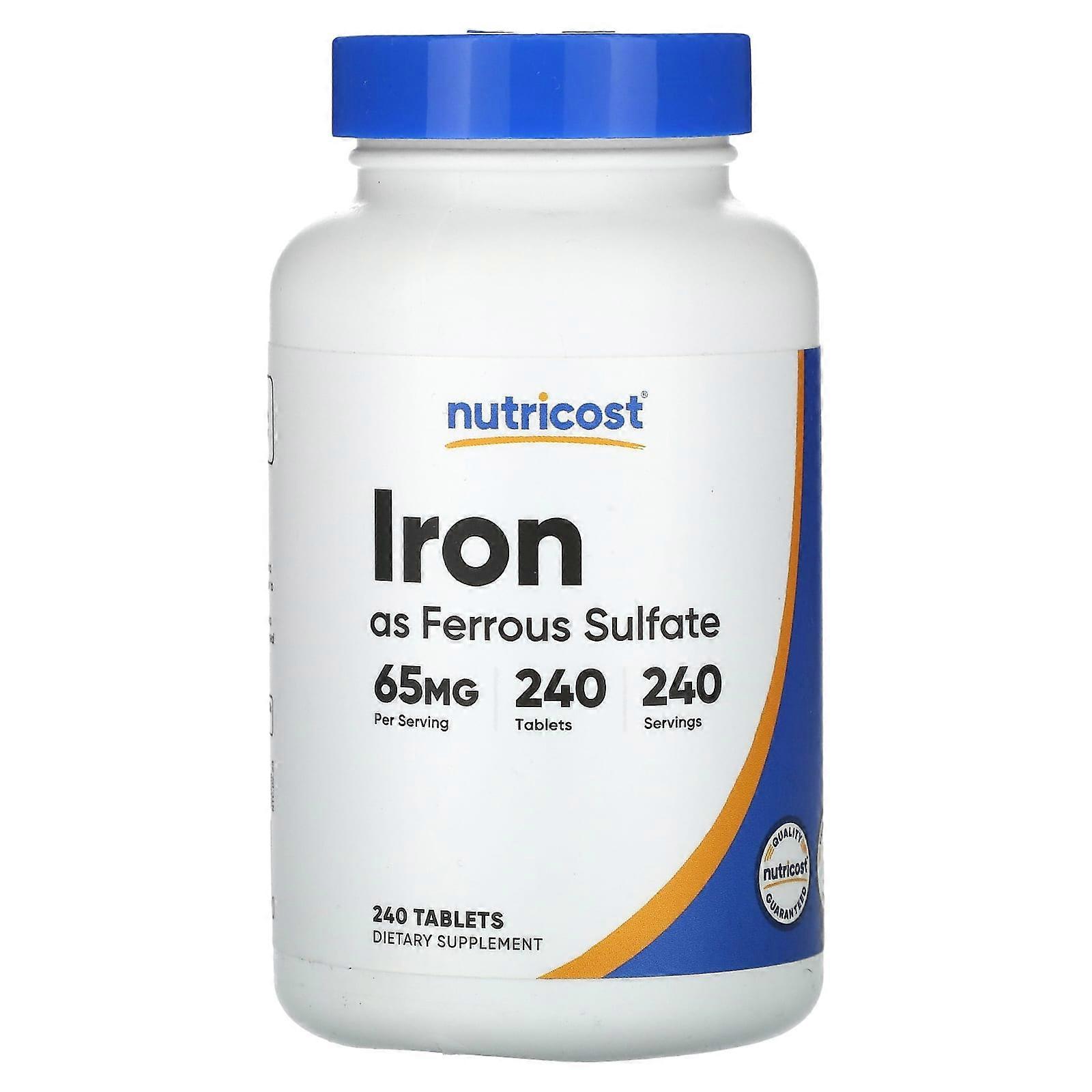 Iron, 65 mg, 240 Tablets