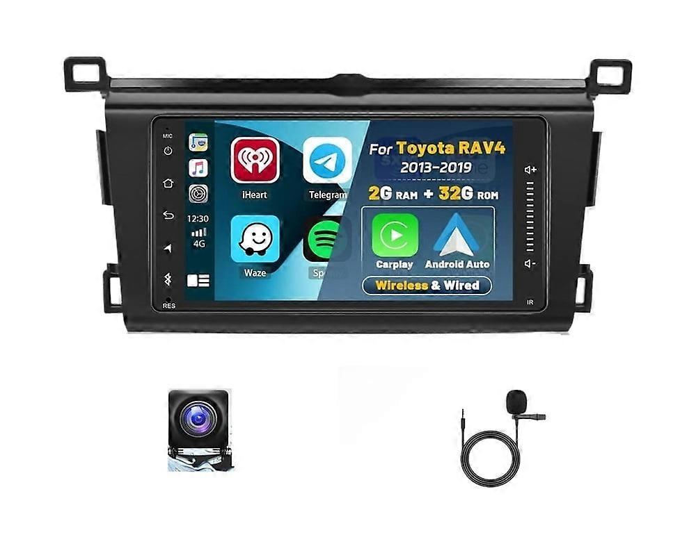 Stereo Radio for Toyota RAV4 2013-2019 Android Carplay GPS 2+32G