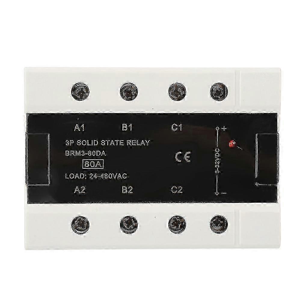 Load 24-480vac Three Phase Solid State Relay(brm3-80da) 2025