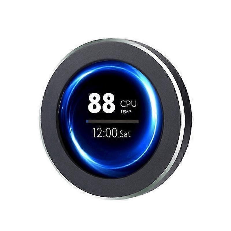 Pc Case Secondary Screen 480x480 Resolution With Music Spectrum Analysis