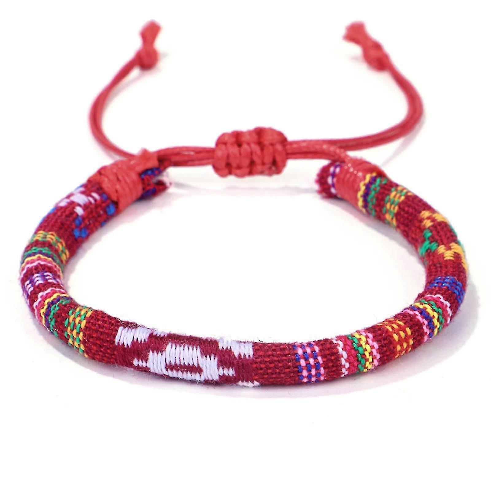 Ethnic Hippie Anklets Wristbands Adjustable Wrap Bracelets Beach Accessories