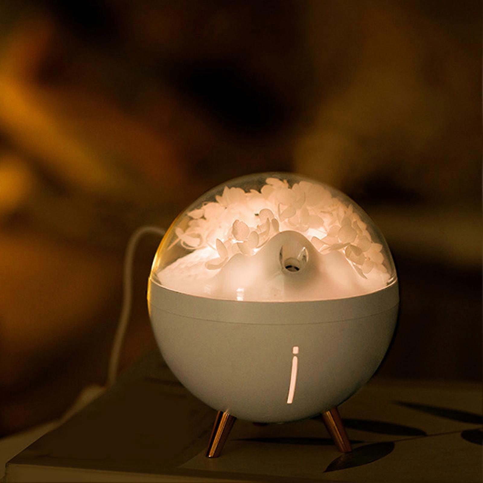 Mini Humidifier 260ml Dual Mode Quiet Running Night Light USB Desk Humidifier for Bedroom Office Car 